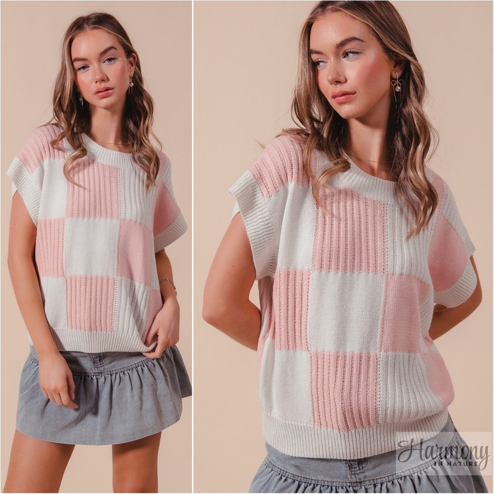 Sweet & Simple Plaid Sweater
